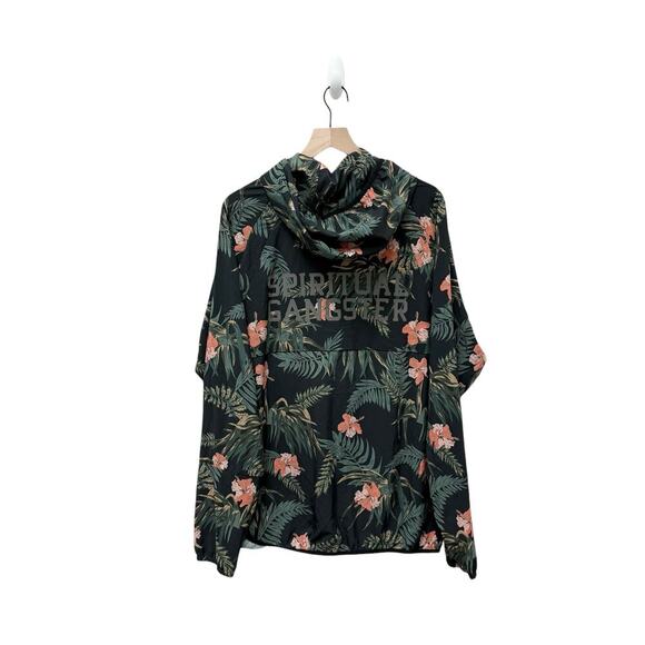 Spiritual Gangster Anorak Floral Print Hoodie Men’s Size‎ Large - Picture 9 of 11